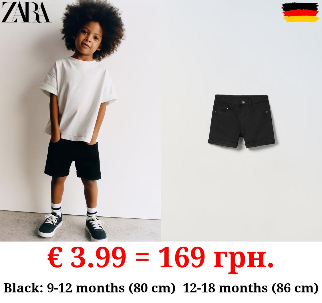 REGULAR DENIM BERMUDA SHORTS