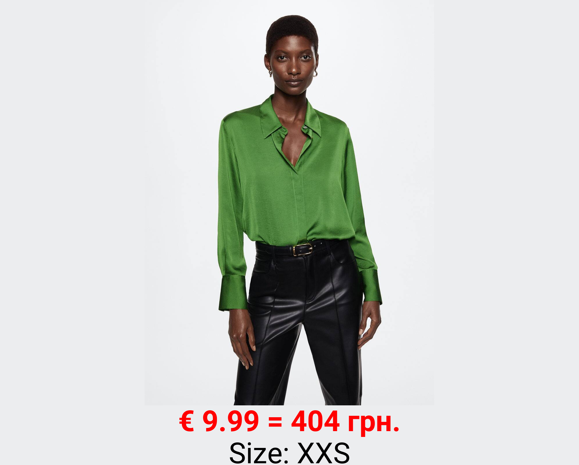 Camisa fluida satinada