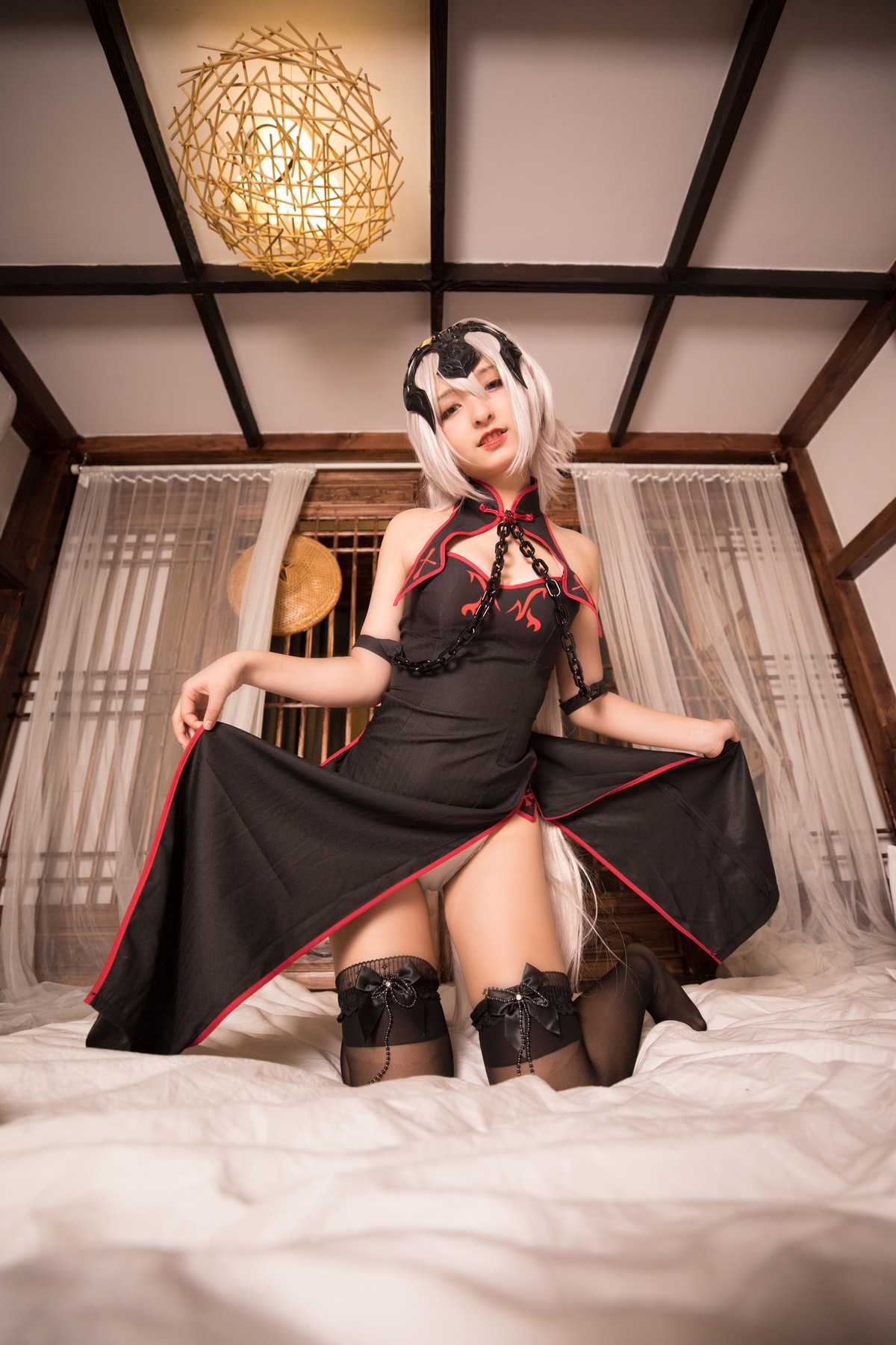 Cosplay 神楽坂真冬 电子相册-旗袍黑贞 Set.01 18