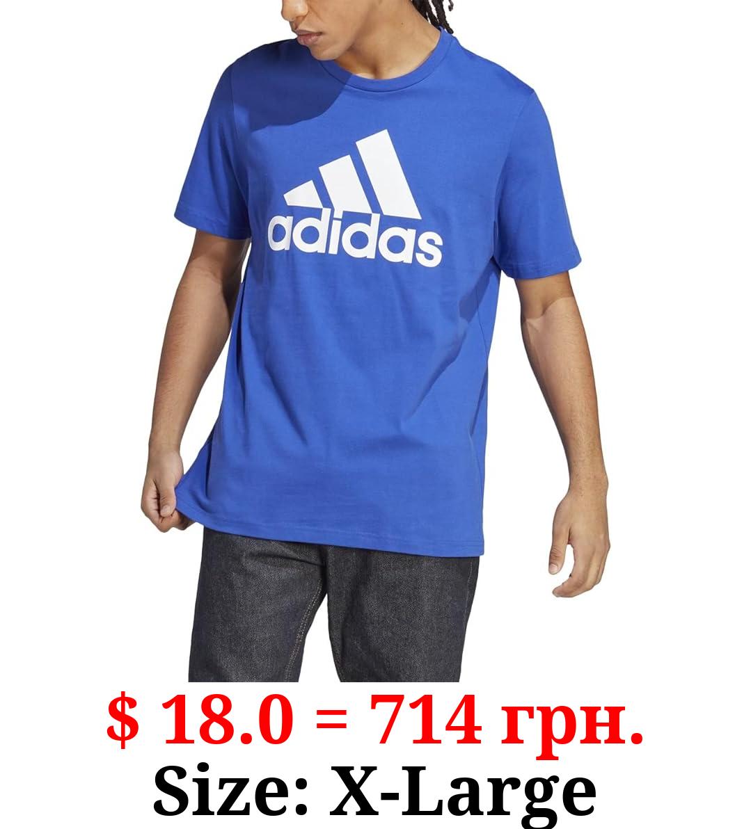 adidas Men's Essentials Single Jersey 3-Stripes T-Shirt