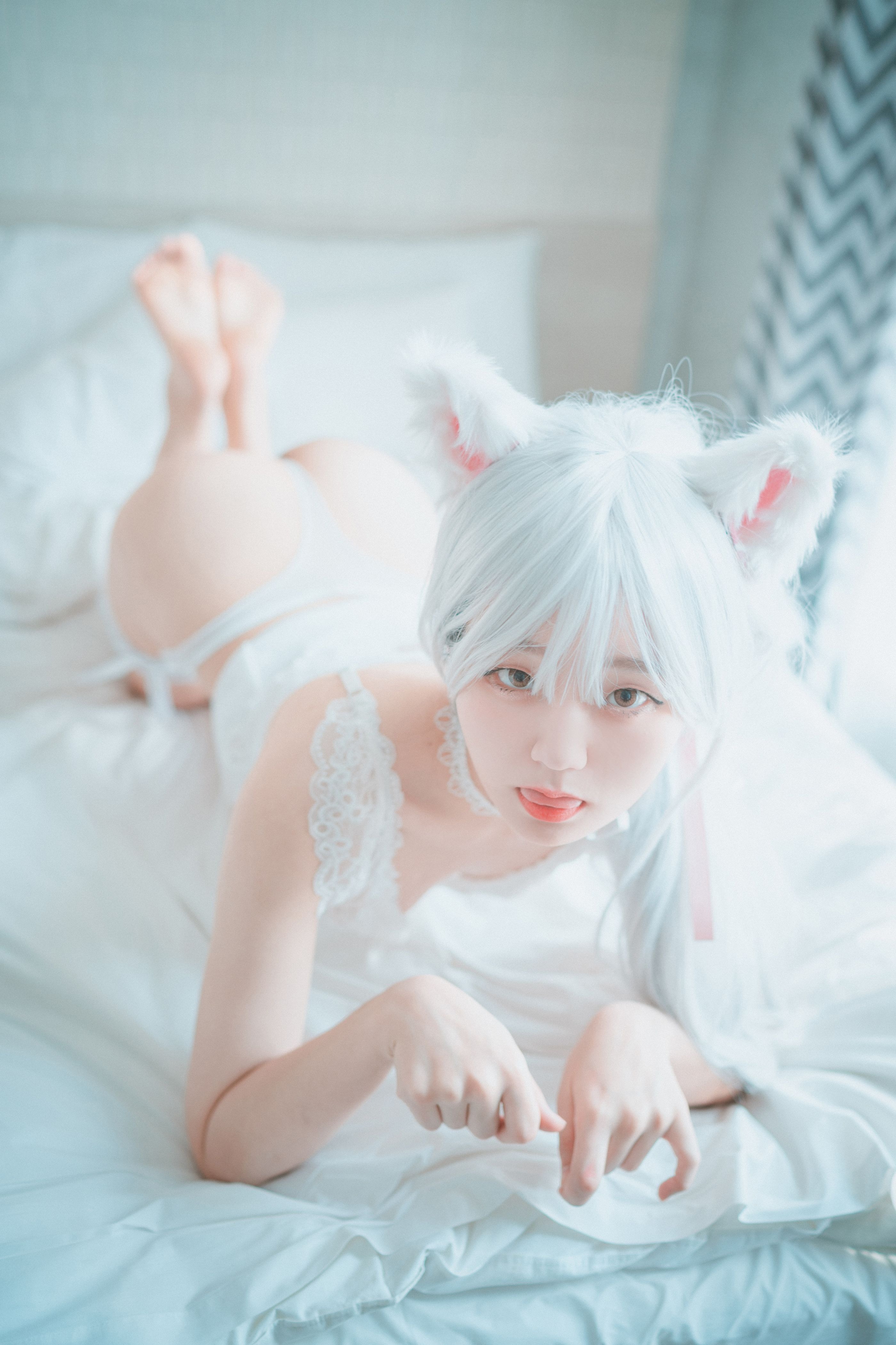 Jenny (정제니) - [DJAWA] Schwarz und Weiß Katzenmädchen [66P-463MB] 1