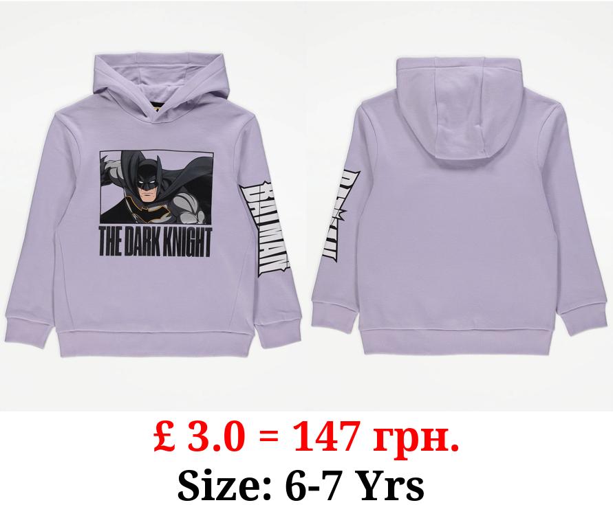 DC Comics Lilac Batman Hoodie