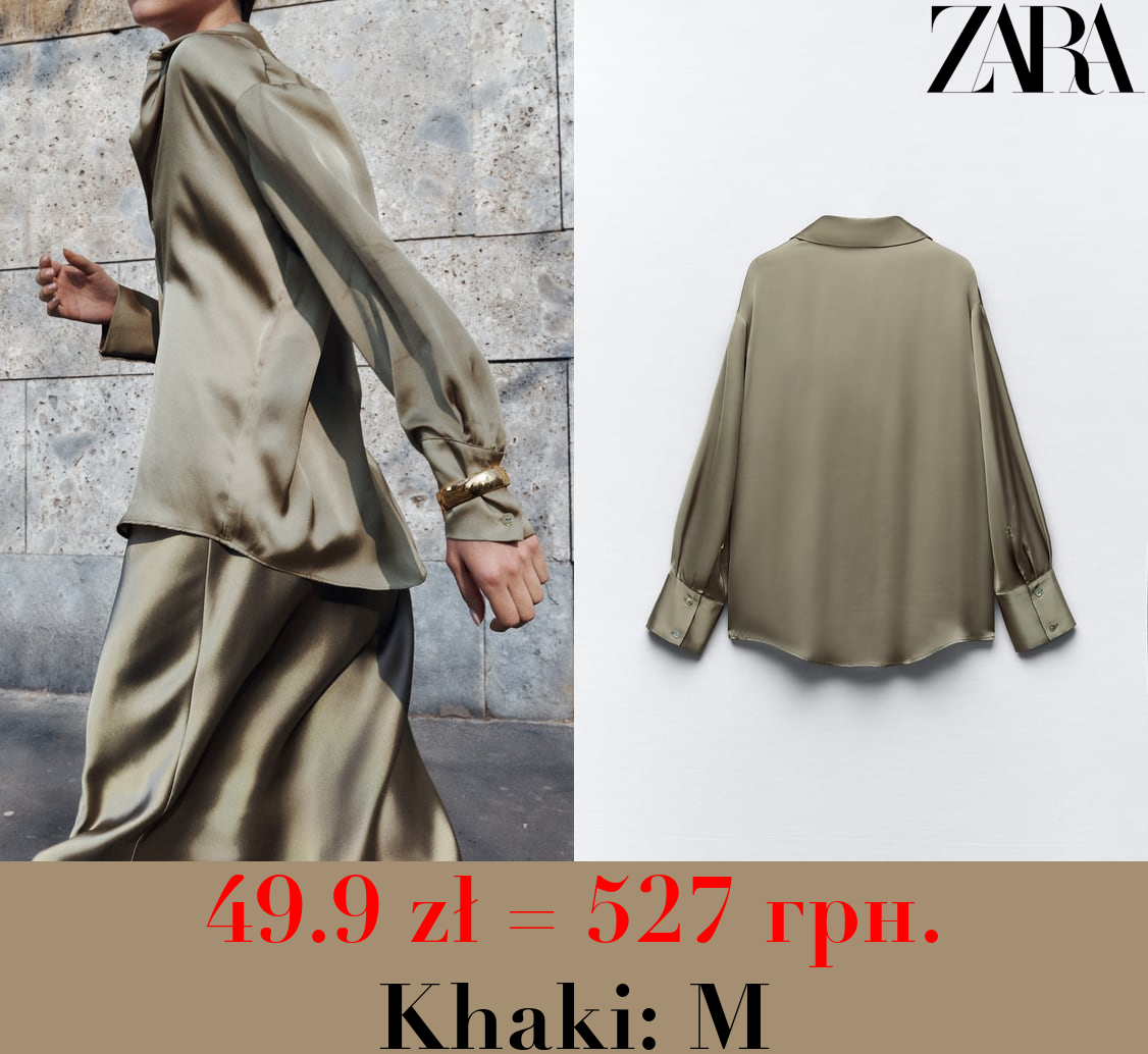 BASIC SATIN SHIRT