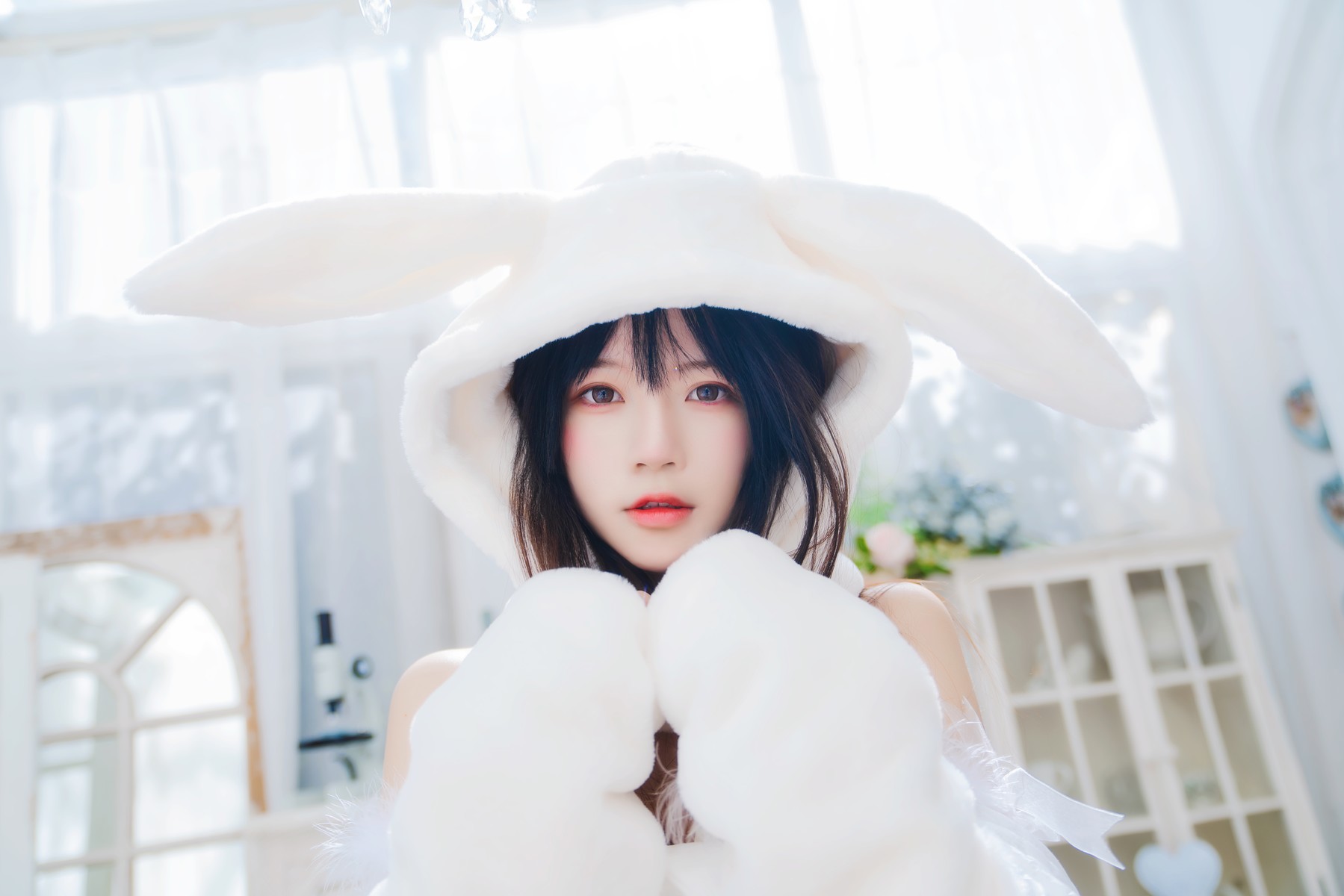 Cosplay 桜桃喵 小白兔 Set.01 43