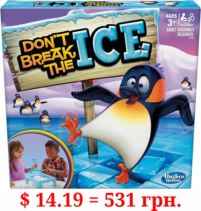 Hasbro Gaming Don't Break The Ice Preschool Game, Board Games for Kids Ages 3 and Up, Kids Games