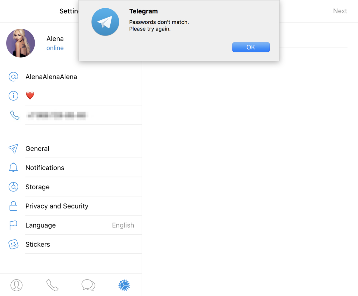 Как поставить на телеграмм пароль фото 17